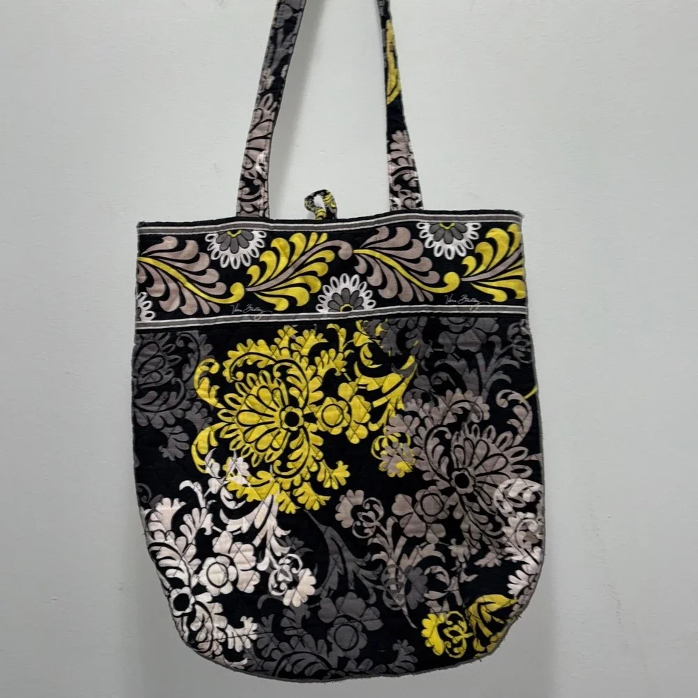 Vera Bradley Quilted Floral Classic Shoulder Tote Bag Retired 